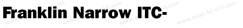 Franklin Narrow ITC字体转换